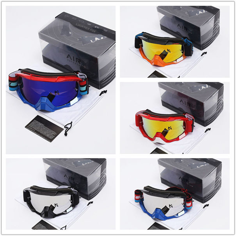 Off Road Motocross Helmet Goggles Set - 1 Set occhiali da Motocross combinazione