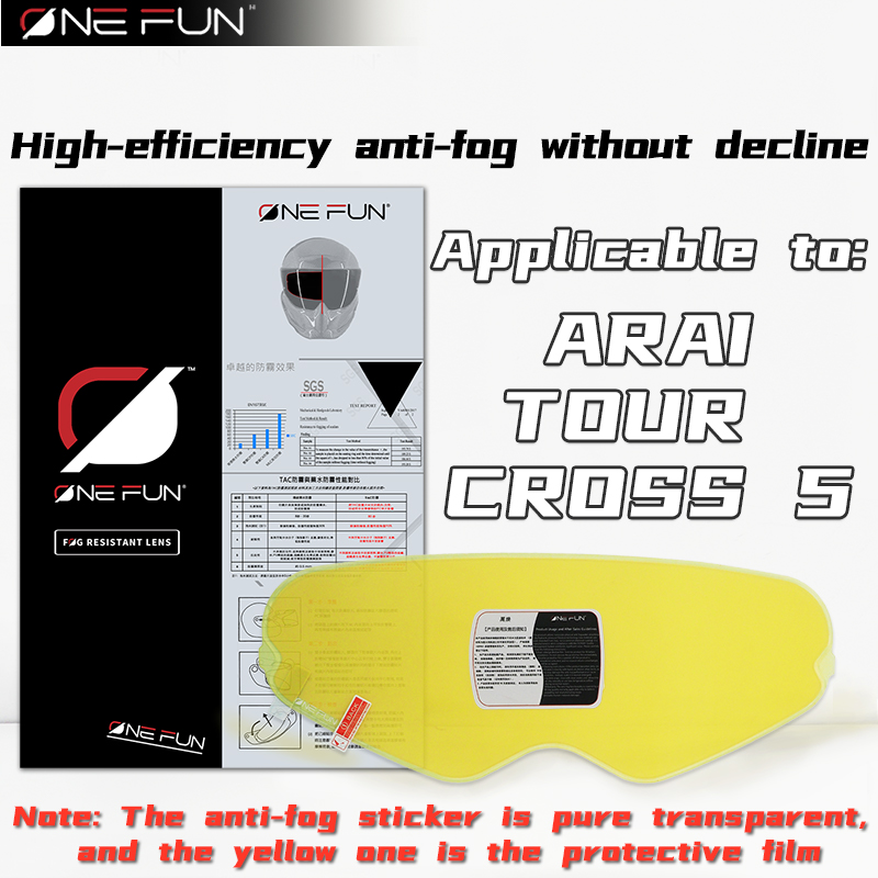 Motorcycle Helmet Anti Fog Pinlock Shield - Visiera antiappannamento per TOUR CROSSV 5