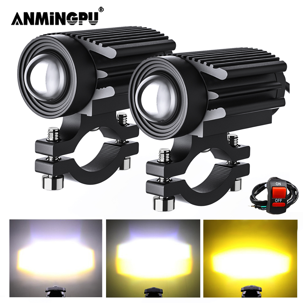 Universal Motorcycle Led Headlight Projector - Accessori per moto con luce a
