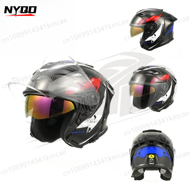 Carbon Fiber Lightweight Motorcycle Helmet - Casco Moto in Fibra di Carbonio,