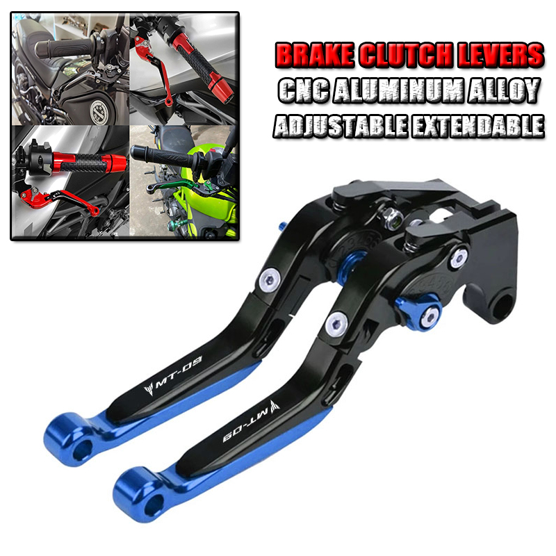Cnc Aluminum Adjustable Brake Clutch Levers - PER YAMAHA MT-09 MT09 MT mt