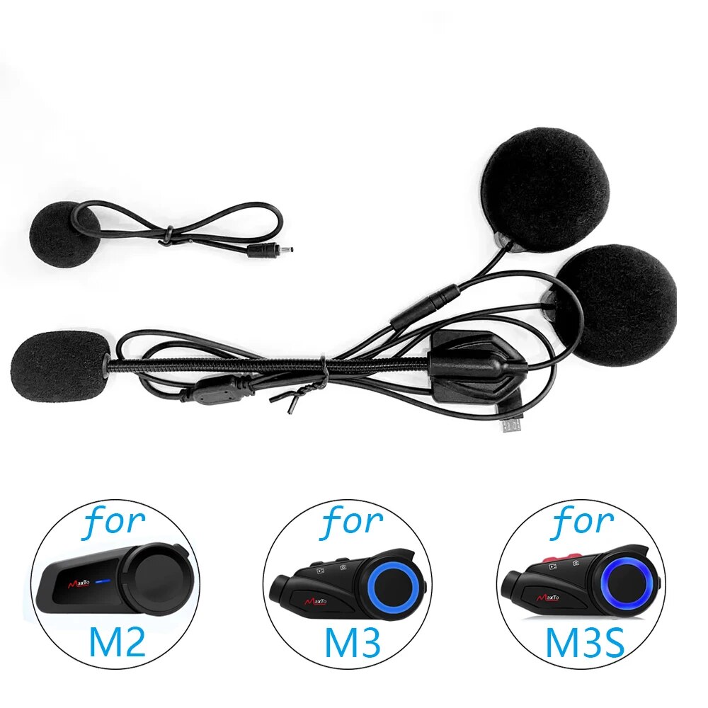 Full Face Motorcycle Helmet With Bluetooth - Accessori per Maxto M2 M3 M3S