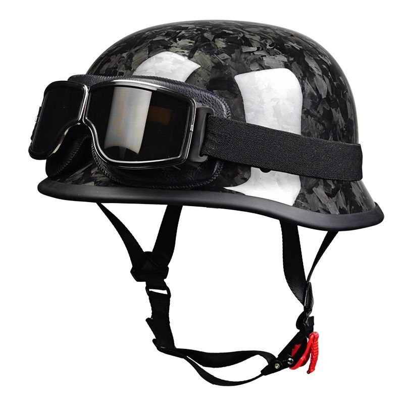 Carbon Fiber Lightweight Motorcycle Helmet - Mezzo casco forgiato in fibra di