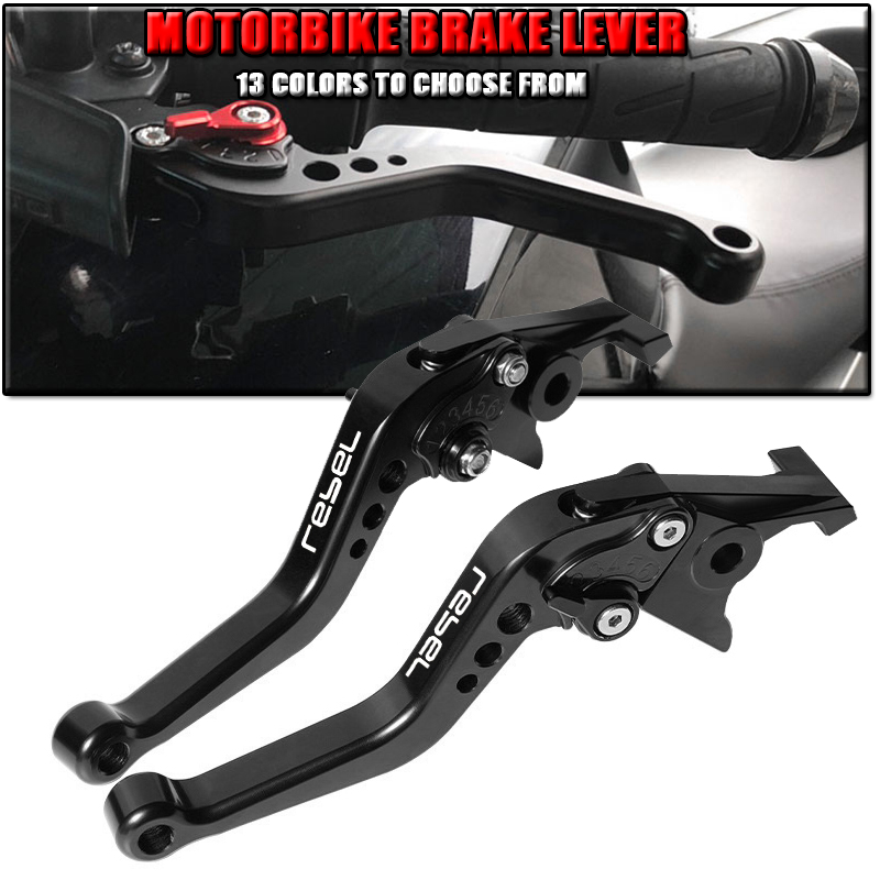 Cnc Aluminum Adjustable Brake Clutch Levers - Per Honda REBEL/CM/CMX 300/500 REBEL Moto