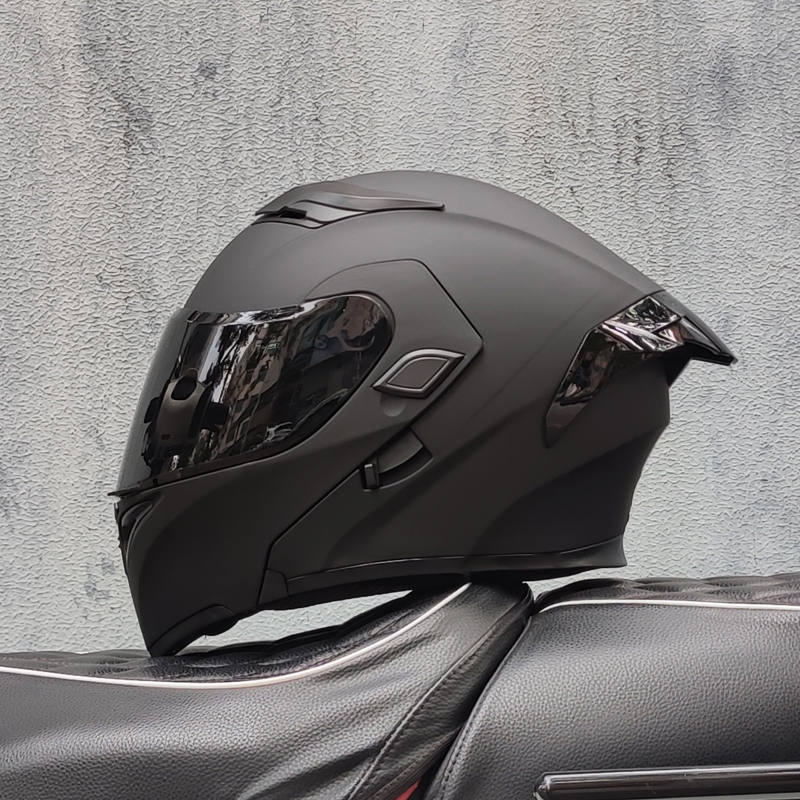 Modular Flip Up Motorcycle Helmet Dot Approved - Caschi da moto ORZ con doppia