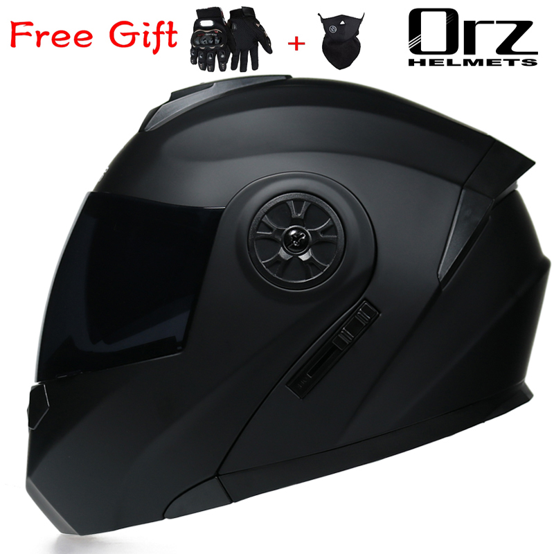 Modular Flip Up Motorcycle Helmet Dot Approved - ORZ-161 Ultimo Modello di Casco Modulare
