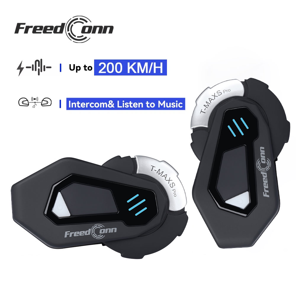 Universal Motorcycle Helmet Intercom Headset - Interfono per Moto FreedConn T MAX
