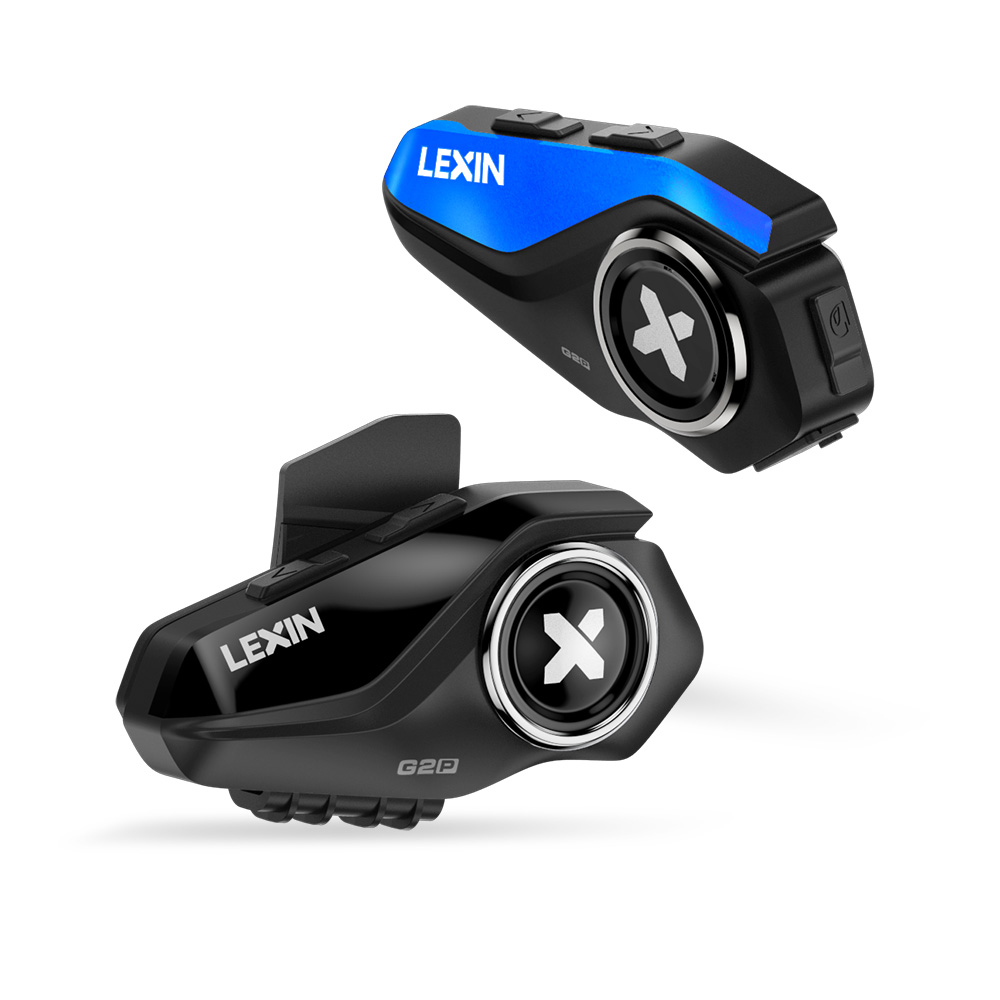 Full Face Motorcycle Helmet With Bluetooth - Interfoni per casco da moto Lexin