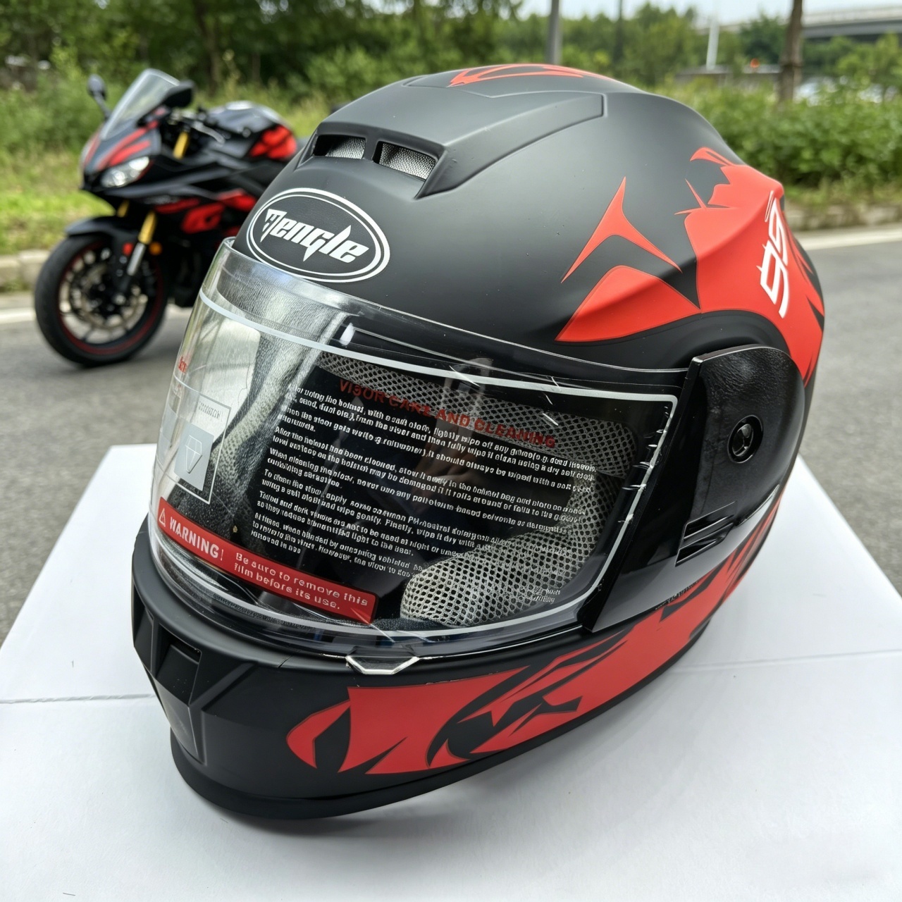 Casco Integrale da Moto con Do - Dual Visor Motorcycle Racing Helmet recensione e prezzo