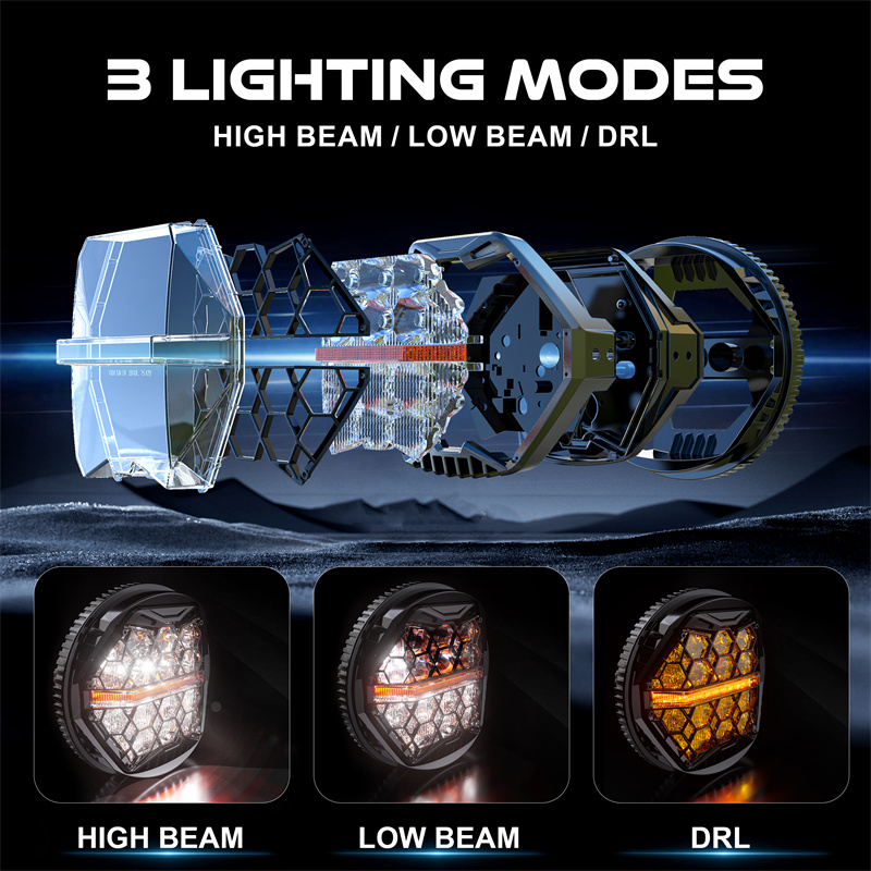 Faro di proiezione a LED roton - Universal Motorcycle Led Headlight Projector recensione e prezzo