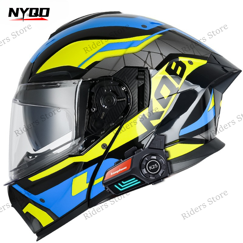 Casco Moto Modulare Certificat - Full Face Motorcycle Helmet With Bluetooth recensione e prezzo