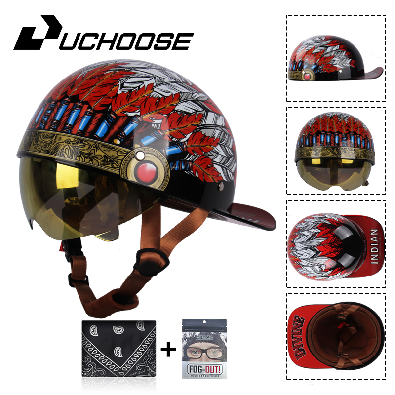 2024 adulto Open Face Summer R - Vintage Open Face Retro Helmet recensione e prezzo