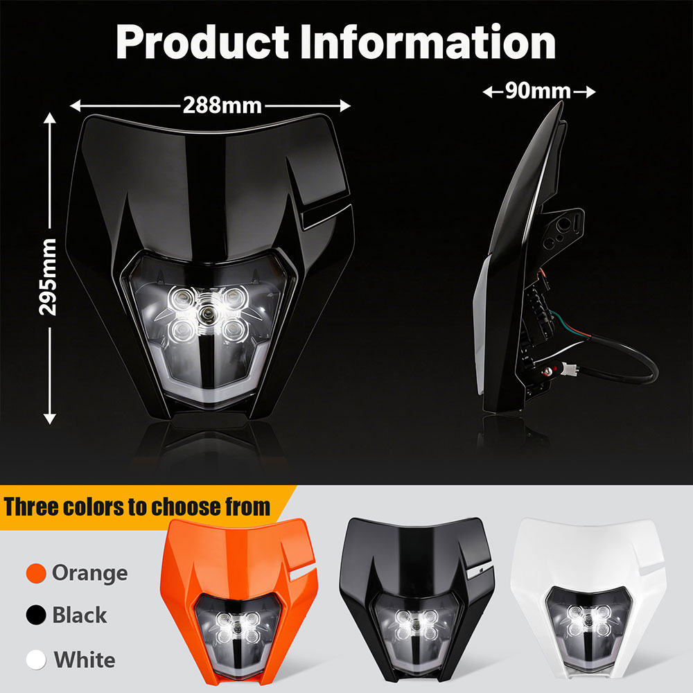 Faro a 5 LED Universale per KT - Universal Motorcycle Led Headlight Projector recensione e prezzo