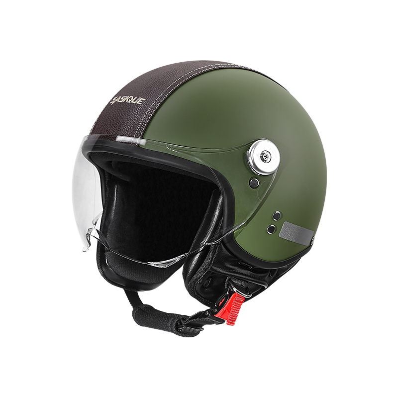 Casco Moto Vintage 3/4 Open Fa - Vintage Open Face Retro Helmet recensione e prezzo
