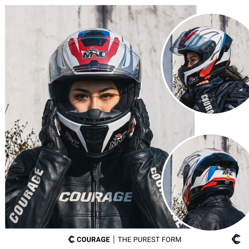 Casco Moto Integrale Modulare  - Dual Visor Motorcycle Racing Helmet recensione e prezzo
