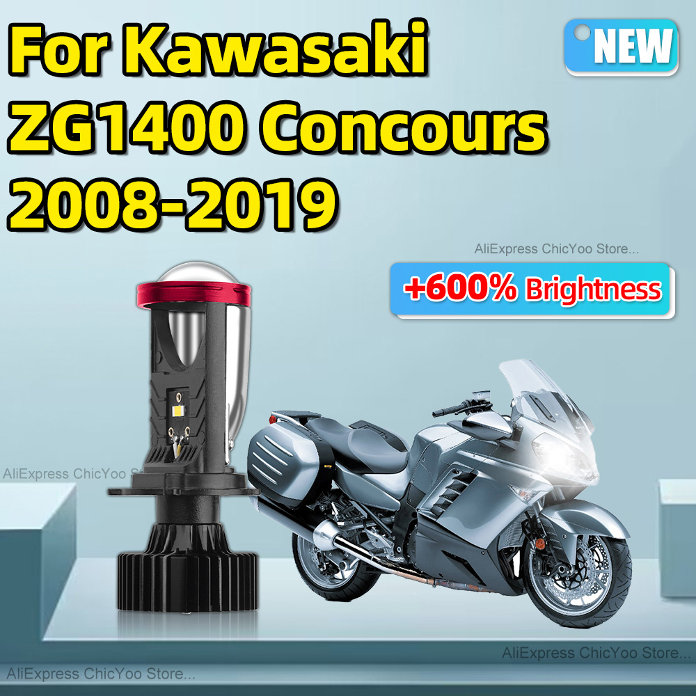 Per Kawasaki ZG1400 Concours 2 - Universal Motorcycle Led Headlight Projector recensione e prezzo
