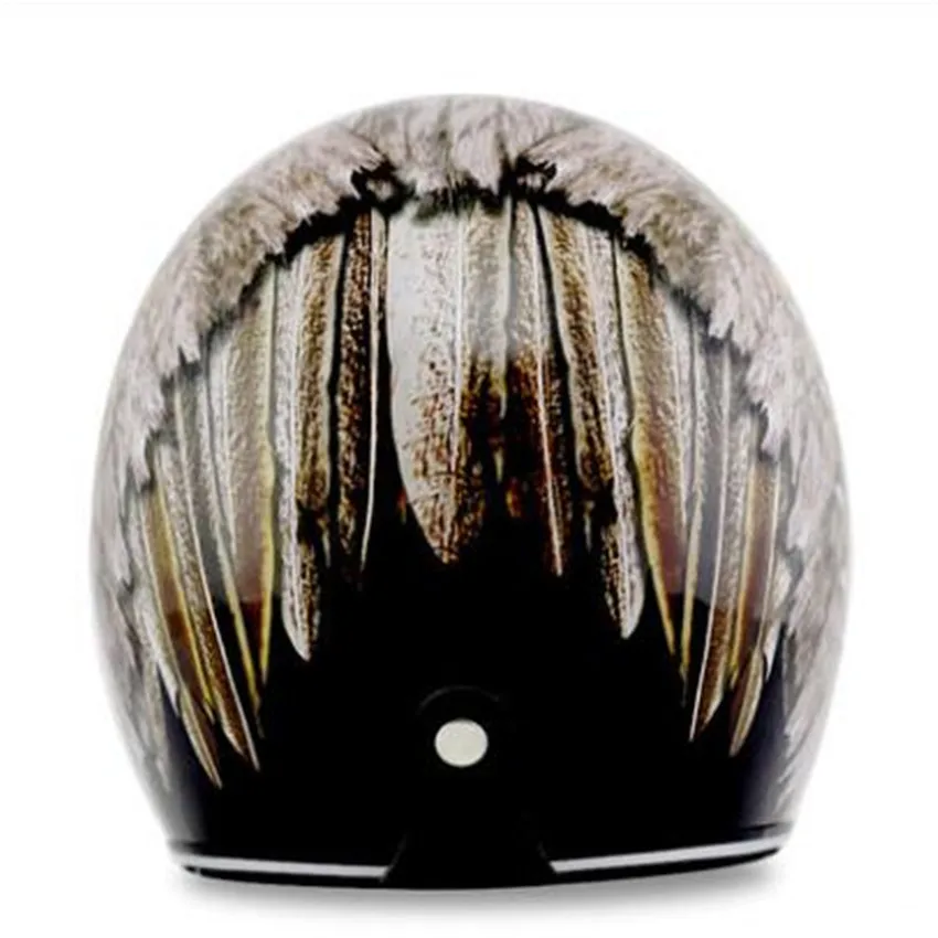 Casco Moto Vintage nero Open F - Vintage Open Face Retro Helmet recensione e prezzo