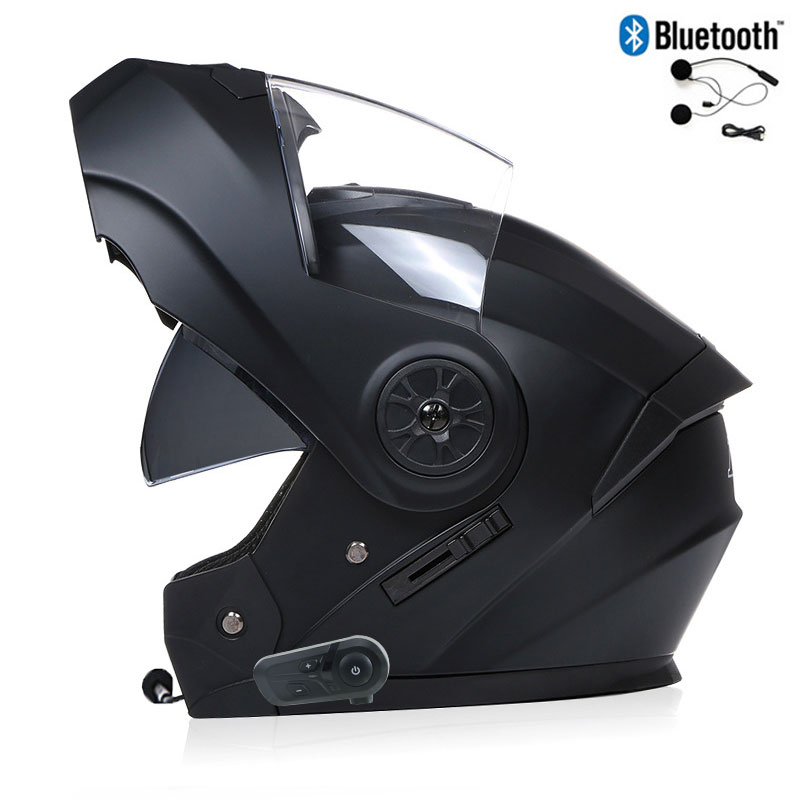 Caschi da moto da uomo Bluetoo - Full Face Motorcycle Helmet With Bluetooth recensione e prezzo