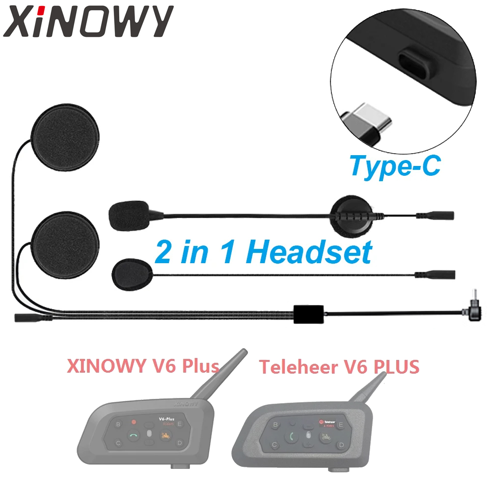 Accessori per auricolari e alt - Universal Motorcycle Helmet Intercom Headset recensione e prezzo