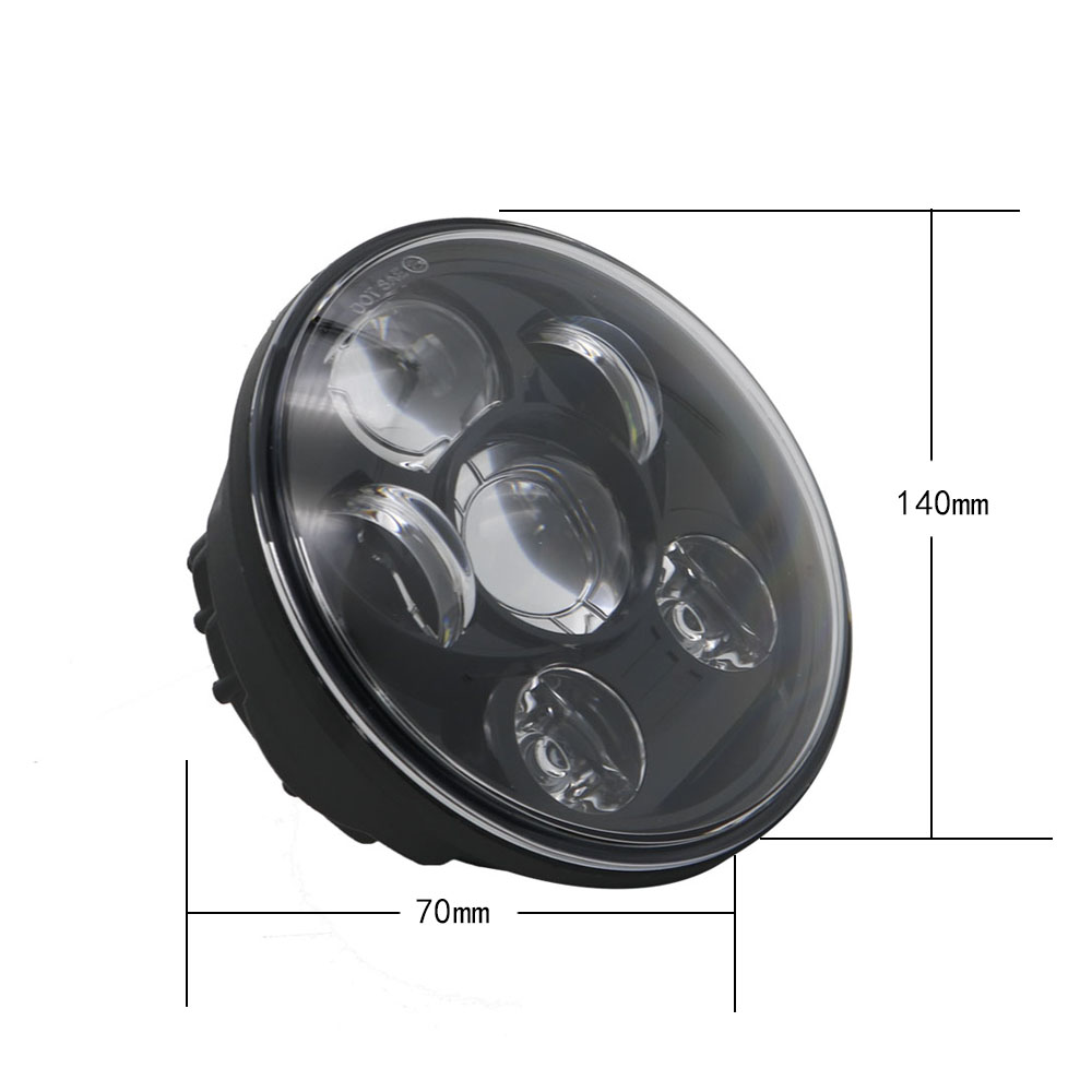 Proiettore moto impermeabile 5 - Universal Motorcycle Led Headlight Projector recensione e prezzo