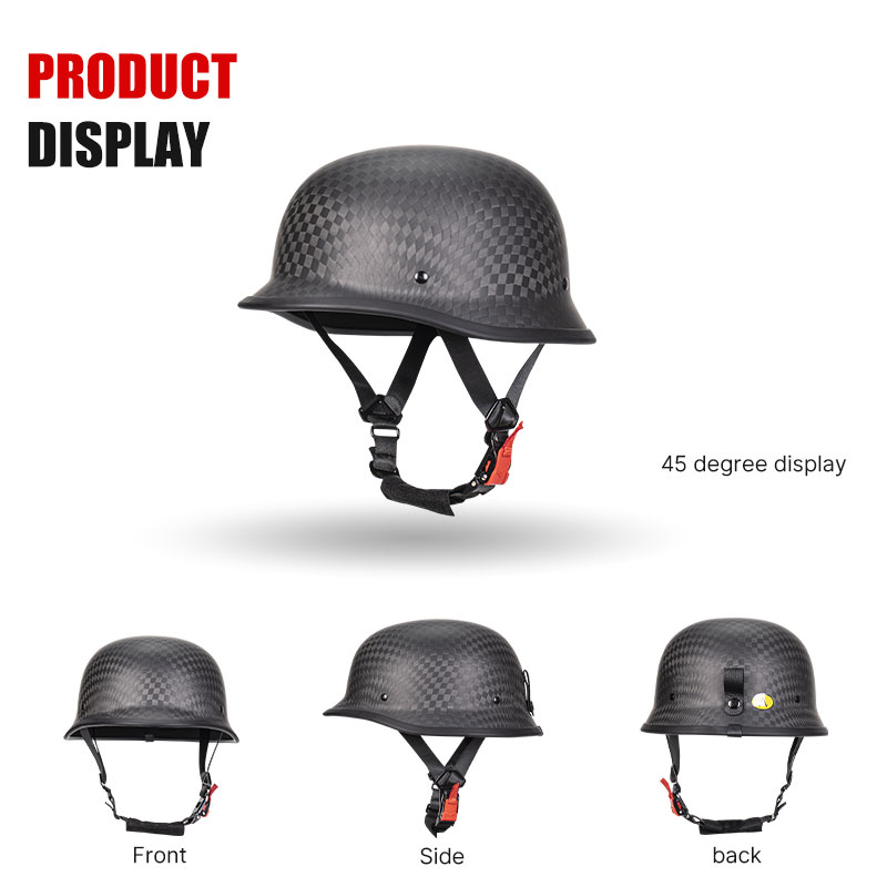 Mezzo casco forgiato in fibra  - Carbon Fiber Lightweight Motorcycle Helmet recensione e prezzo