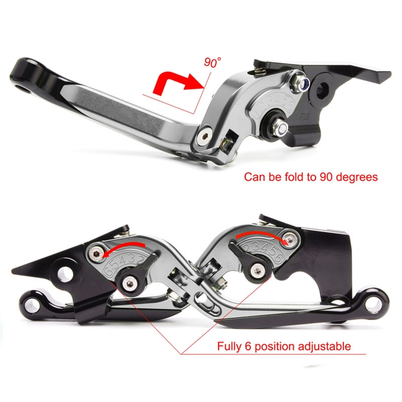 Leva Freno Frizione Moto CNC R - Cnc Aluminum Adjustable Brake Clutch Levers recensione e prezzo