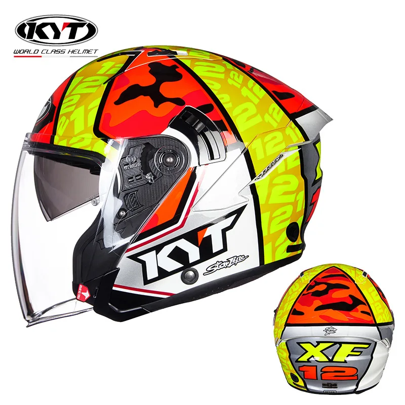 KYT Casco Moto Jet Casco Vinta - Vintage Open Face Retro Helmet recensione e prezzo