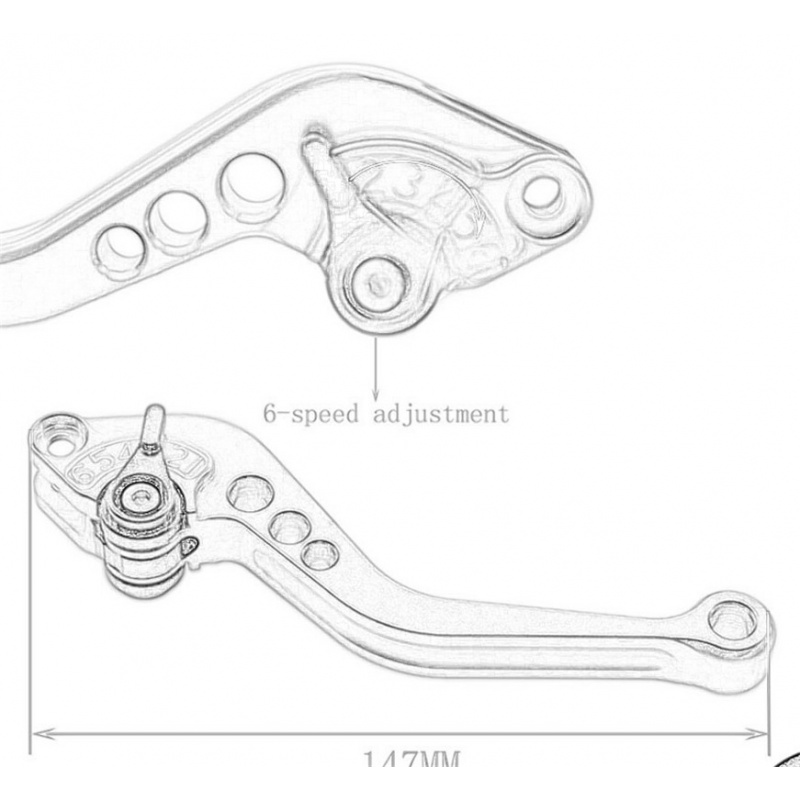 Per Honda REBEL/CM/CMX 300/500 - Cnc Aluminum Adjustable Brake Clutch Levers recensione e prezzo