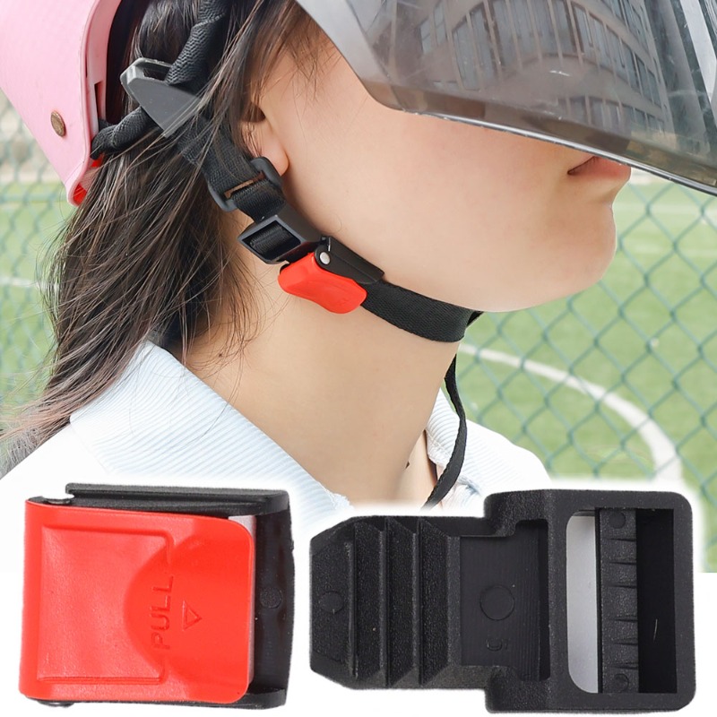 Fibbie a strappo per Casco da  - Quick Release Buckle Motorcycle Helmet recensione e prezzo