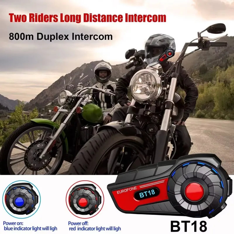 Interfono per Casco Moto BT18, - Motorcycle Helmets recensione e prezzo