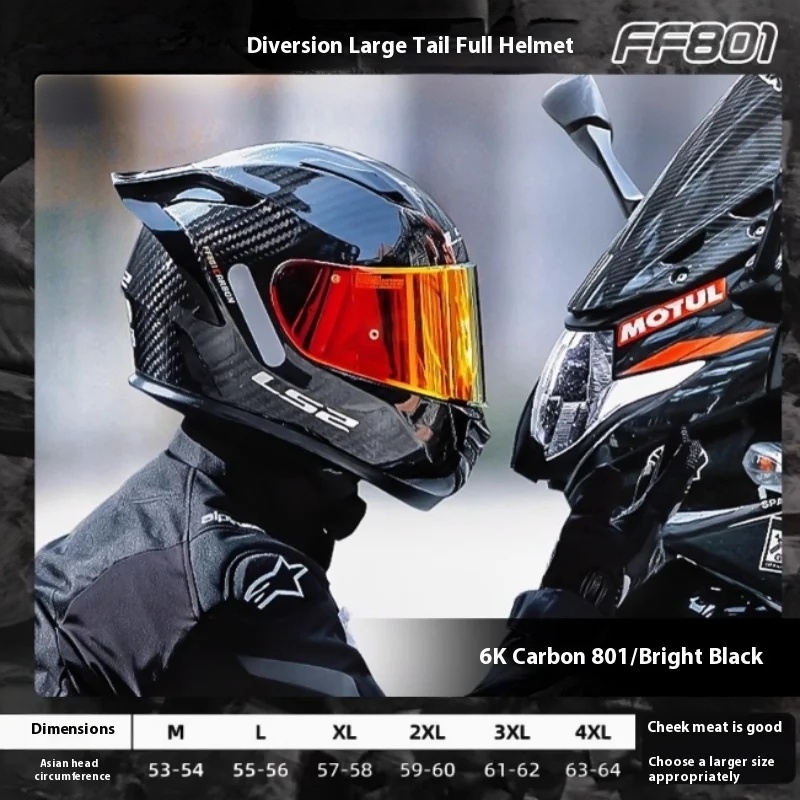 Casco Integrale per Moto LS2 i - Carbon Fiber Lightweight Motorcycle Helmet recensione e prezzo