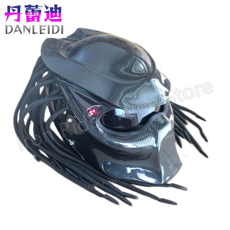 Casco Integrale da Moto HOT Ra - Custom Predator Motorcycle Helmet recensione e prezzo