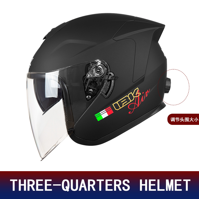 Casco Moto 3/4 con Doppia Lent - Motorcycle Helmet Inner Sun Visor Lens recensione e prezzo