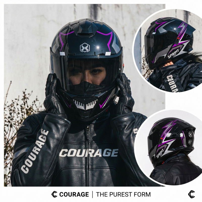 Casco Moto Modulare Omologato  - Modular Flip Up Motorcycle Helmet Dot Approved recensione e prezzo