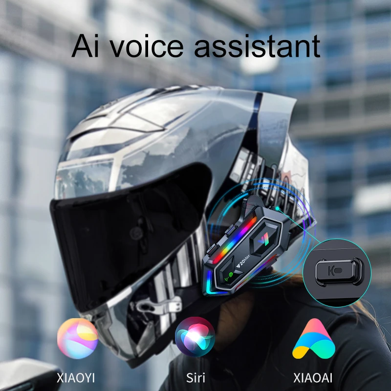 Y20 MAX Casco Moto Interfono V - Universal Motorcycle Helmet Intercom Headset recensione e prezzo