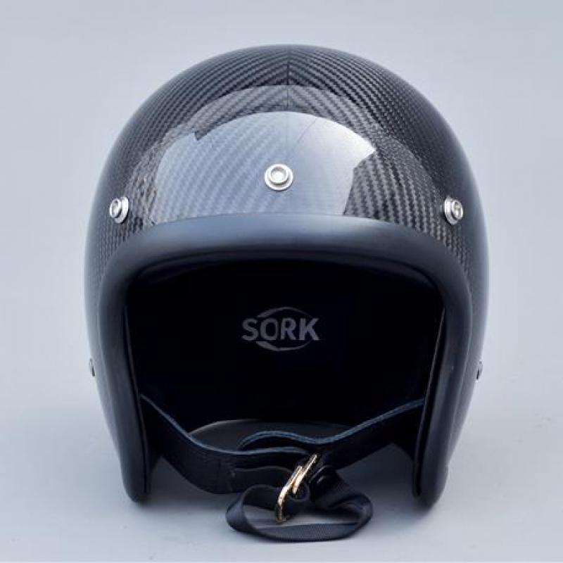 Casco aperto vintage classico  - Carbon Fiber Lightweight Motorcycle Helmet recensione e prezzo