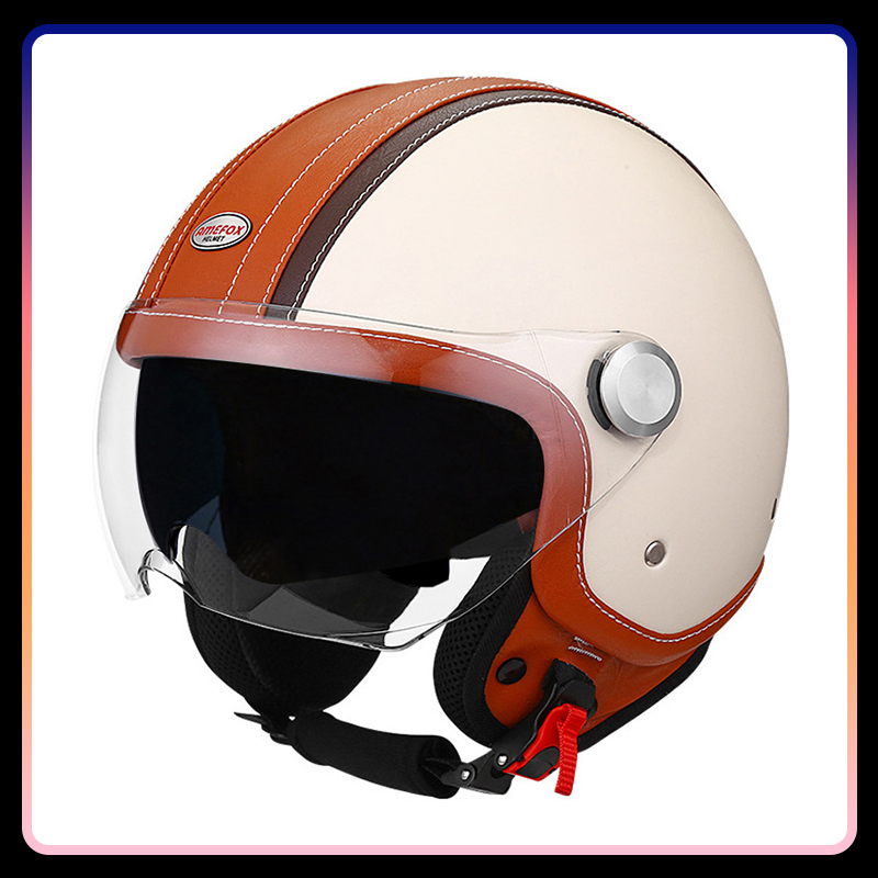 Casco da moto a faccia aperta  - Vintage Open Face Retro Helmet recensione e prezzo