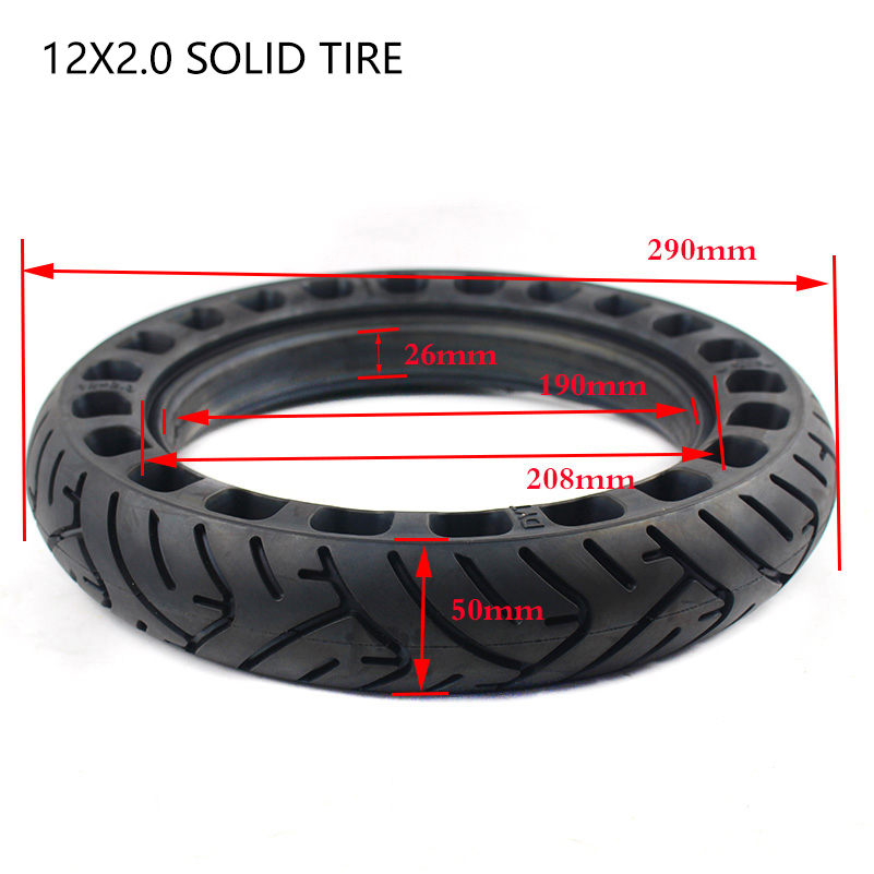 Pneumatico Solido da 12 Pollic - Scooter Parts recensione e prezzo