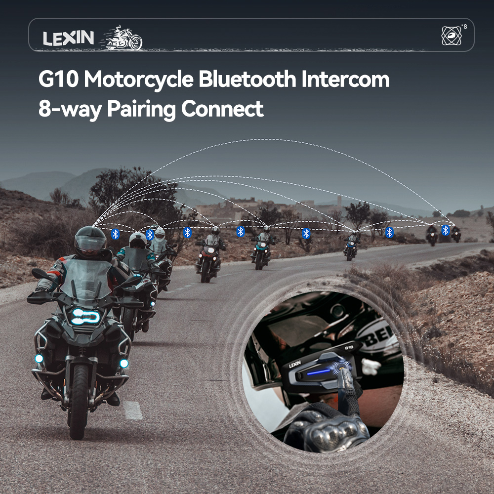 NEW-LEXIN G10 Interfono per Ca - Full Face Motorcycle Helmet With Bluetooth recensione e prezzo