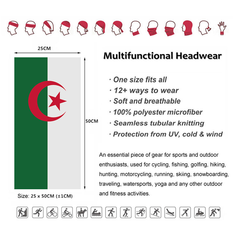 Bandiera dell'Algeria Stampata - Riding Gear recensione e prezzo