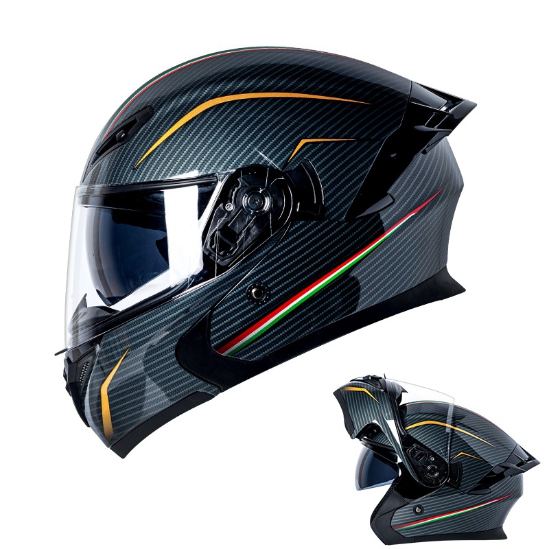Casco Moto Modulare Certificat - Dual Visor Motorcycle Racing Helmet recensione e prezzo