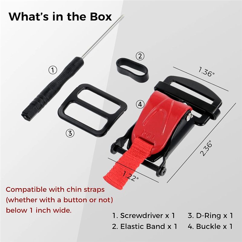 Kit di sostituzione fibbia a s - Quick Release Buckle Motorcycle Helmet recensione e prezzo
