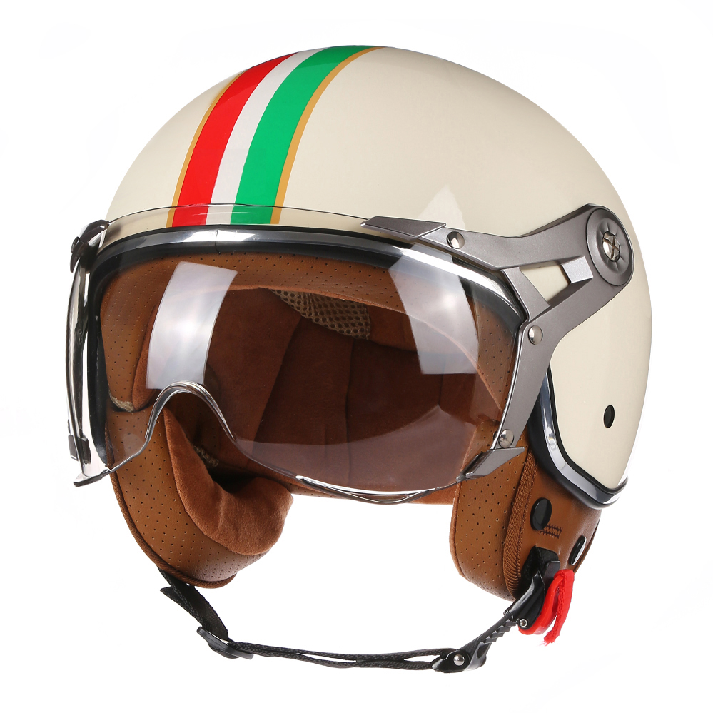 Caschi Moto Aperti 3/4 DOT Ret - Vintage Open Face Retro Helmet recensione e prezzo