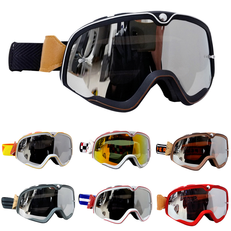 Occhiali da motocross retrò MX - Off Road Motocross Helmet Goggles Set recensione e prezzo