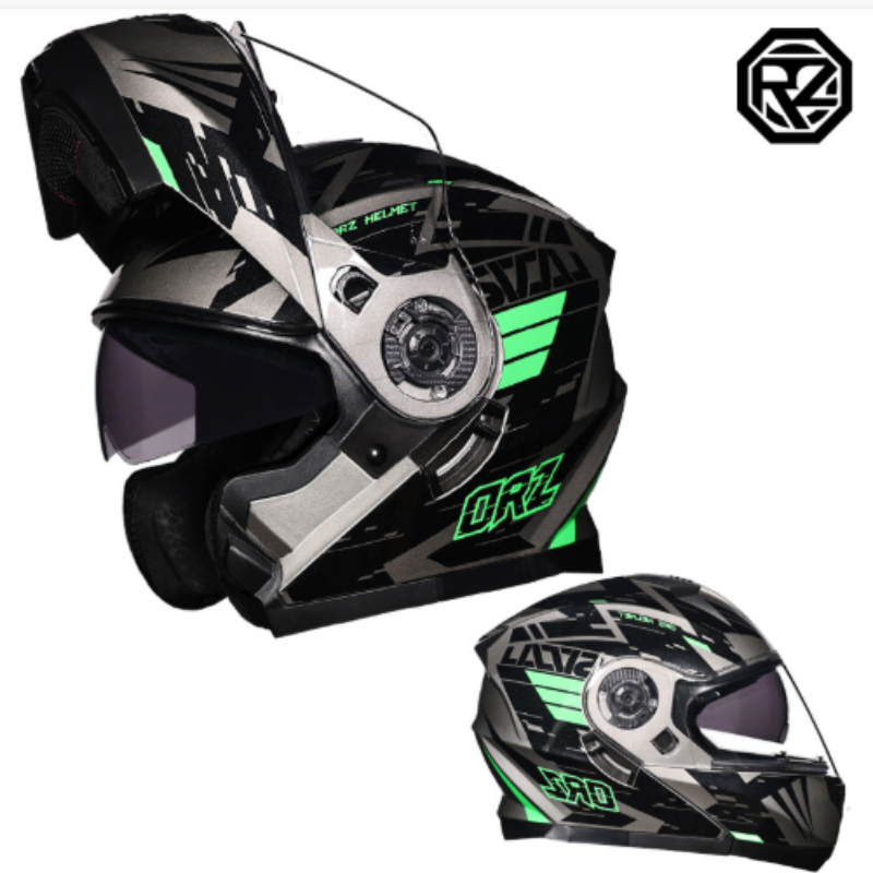 Orz Casco moto integrale con d - Modular Flip Up Motorcycle Helmet Dot Approved recensione e prezzo