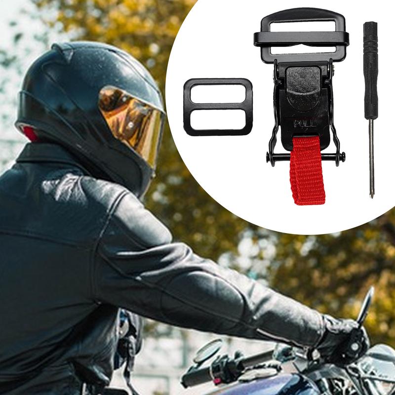 Fibbia per casco da motociclis - Quick Release Buckle Motorcycle Helmet recensione e prezzo