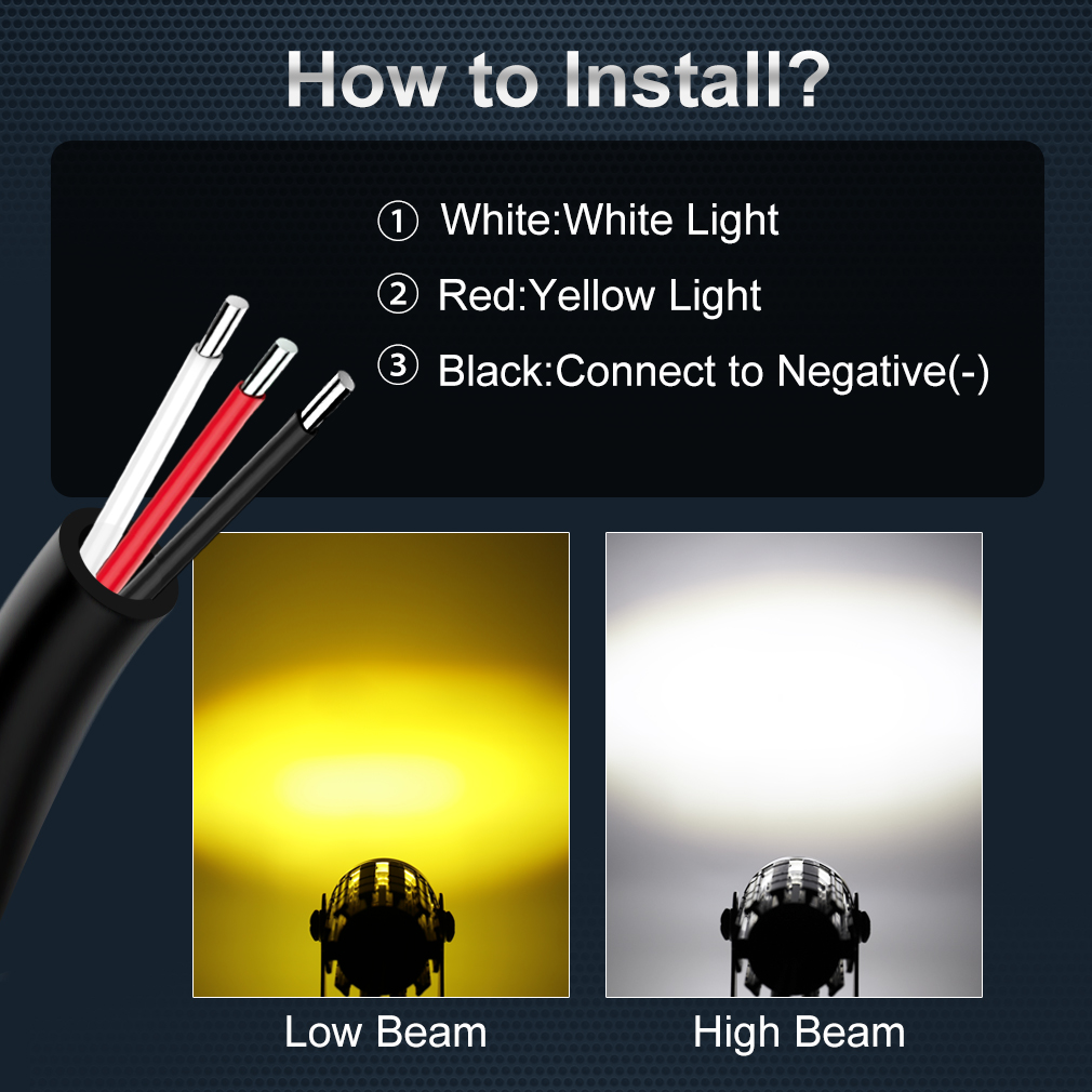 Universale moto LED faro proie - Universal Motorcycle Led Headlight Projector recensione e prezzo